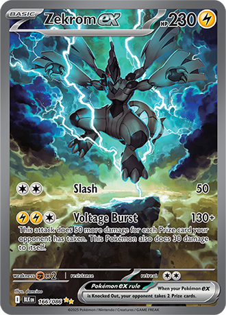 166/086 - Zekrom Ex (Special Illustration Rare)