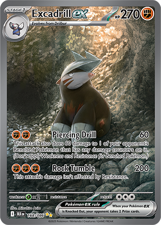 168/086 - Excadrill Ex (Special Illustration Rare)