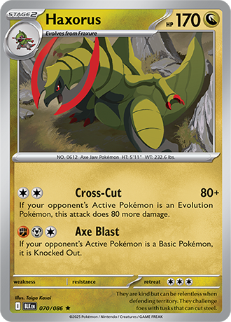 070/086 - Haxorus
