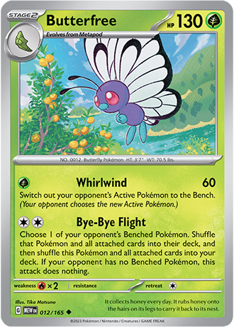 012/165 - Butterfree