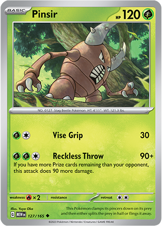 127/165 - Pinsir