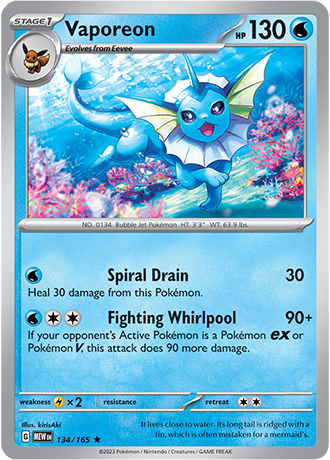134/165 - Vaporeon