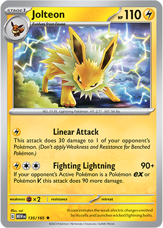 135/165 - Jolteon