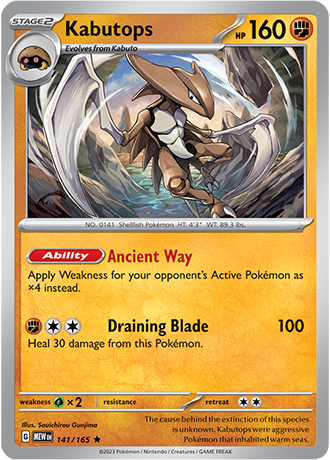 141/165 - Kabutops