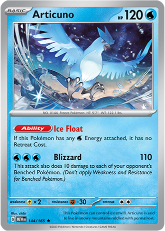 144/165 - Articuno