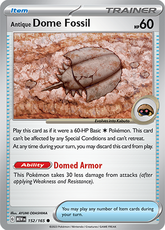 152/165 - Antique Dome Fossil