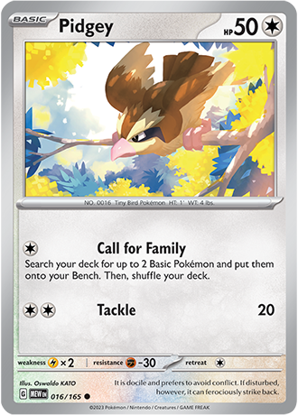 016/165 - Pidgey