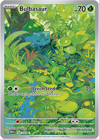 166/165 - Bulbasaur (Illustration Rare)