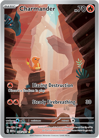 168/165 - Charmander (Illustration Rare)