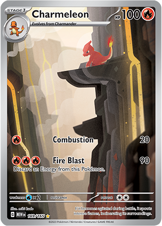 169/165 - Charmeleon (Illustration Rare)