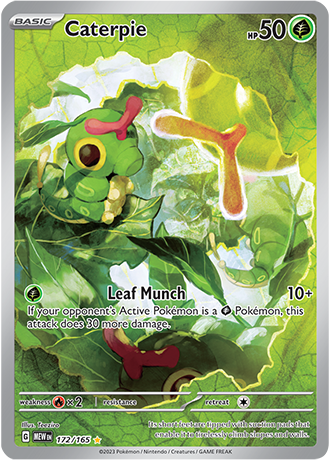 172/165 - Caterpie (Illustration Rare)