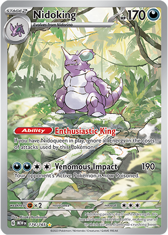 174/165 - Nidoking (Illustration Rare)