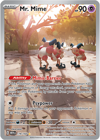 179/165 - Mr. Mime (Illustration Rare)