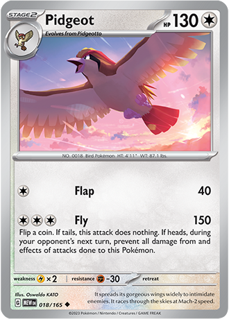 018/165 - Pidgeot