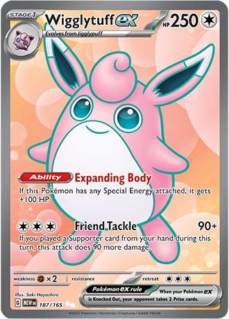 187/165 - Wigglytuff Ex (Ultra Rare)