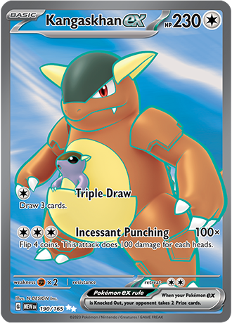 190/165 - Kangaskhan Ex (Ultra Rare)