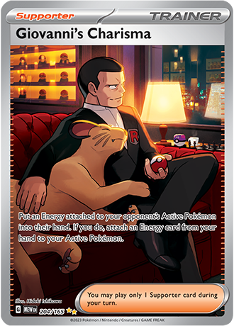 204/165 - Giovanni's Charisma (Special Illustration Rare)