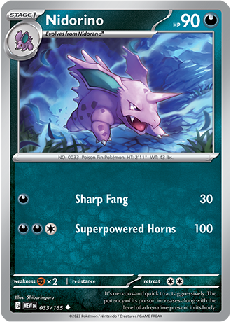 033/165 - Nidorino