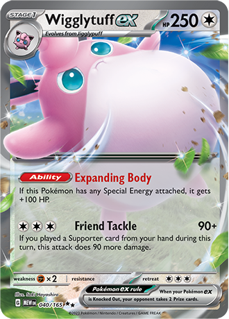 040/165 - Wigglytuff Ex