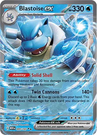 009/165 - Blastoise Ex