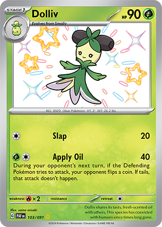 103/091 - Dolliv (Shiny Rare)