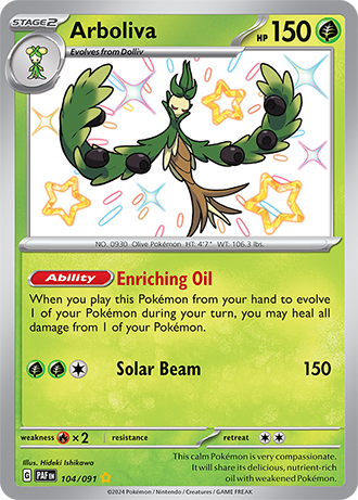 104/091 - Arboliva (Shiny Rare)