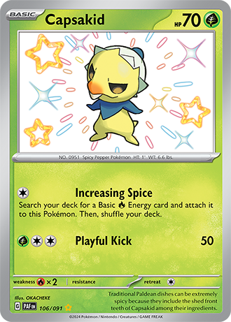106/091 - Capsakid (Shiny Rare)
