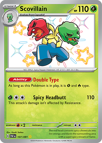 107/091 - Scovillain (Shiny Rare)