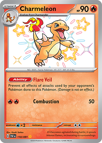 110/091 - Charmeleon (Shiny Rare)