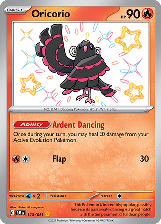 113/091 - Oricorio (Shiny Rare)