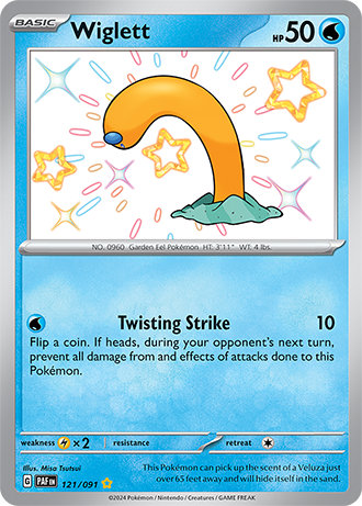 121/091 - Wiglett (Shiny Rare)