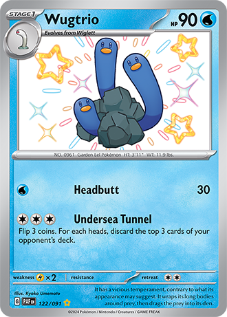 122/091 - Wugtrio (Shiny Rare)