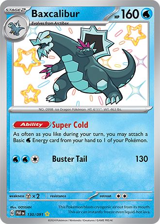 130/091 - Baxcalibur (Shiny Rare)