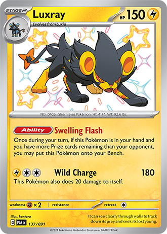 137/091 - Luxray (Shiny Rare)