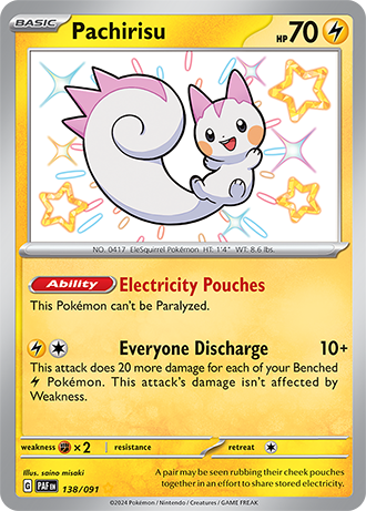 138/091 - Pachirisu (Shiny Rare)