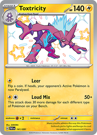141/091 - Toxtricity (Shiny Rare)