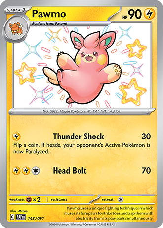 143/091 - Pawmo (Shiny Rare)