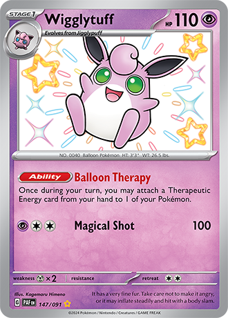 147/091 - Wigglytuff (Shiny Rare)