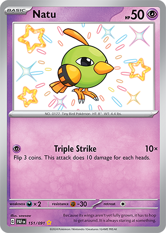151/091 - Natu (Shiny Rare)