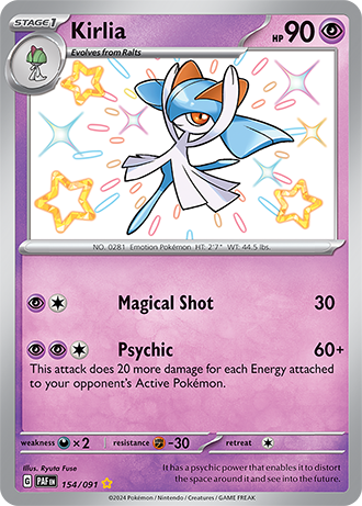 154/091 - Kirlia (Shiny Rare)
