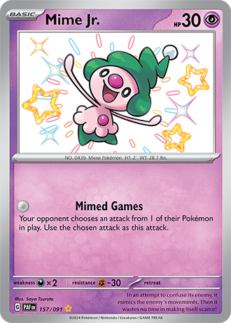 157/091 - Mime Jr. (Shiny Rare)