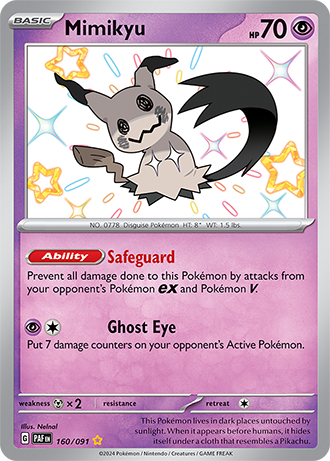160/091 - Mimikyu (Shiny Rare)