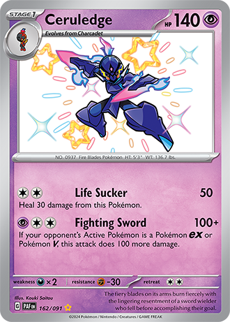 162/091 - Ceruledge (Shiny Rare)