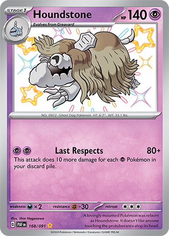 168/091 - Houndstone (Shiny Rare)