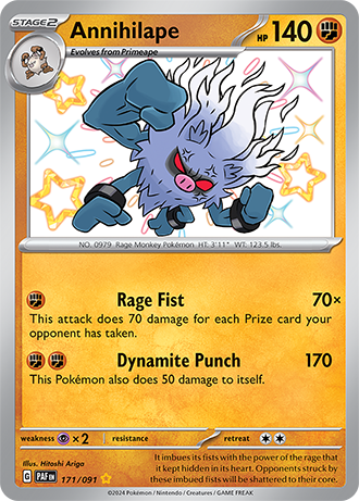 171/091 - Annihilape (Shiny Rare)