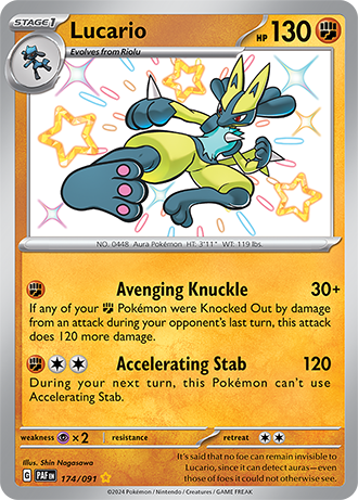 174/091 - Lucario (Shiny Rare)