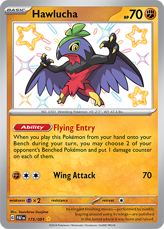 175/091 - Hawlucha (Shiny Rare)