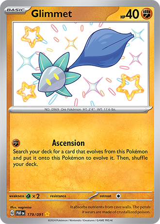 179/091 - Glimmet (Shiny Rare)