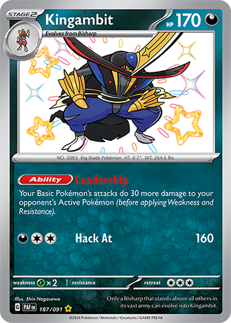 187/091 - Kingambit (Shiny Rare)