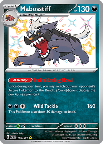 188/091 - Mabosstiff (Shiny Rare)